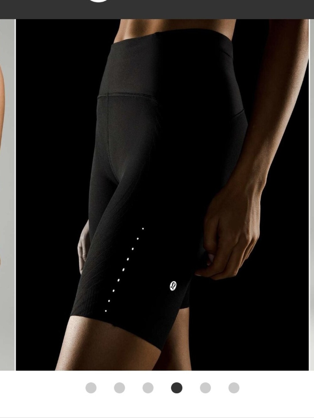 Lululemon Senseknit Running Shorts Sz.6 Black - Picture 3 of 7